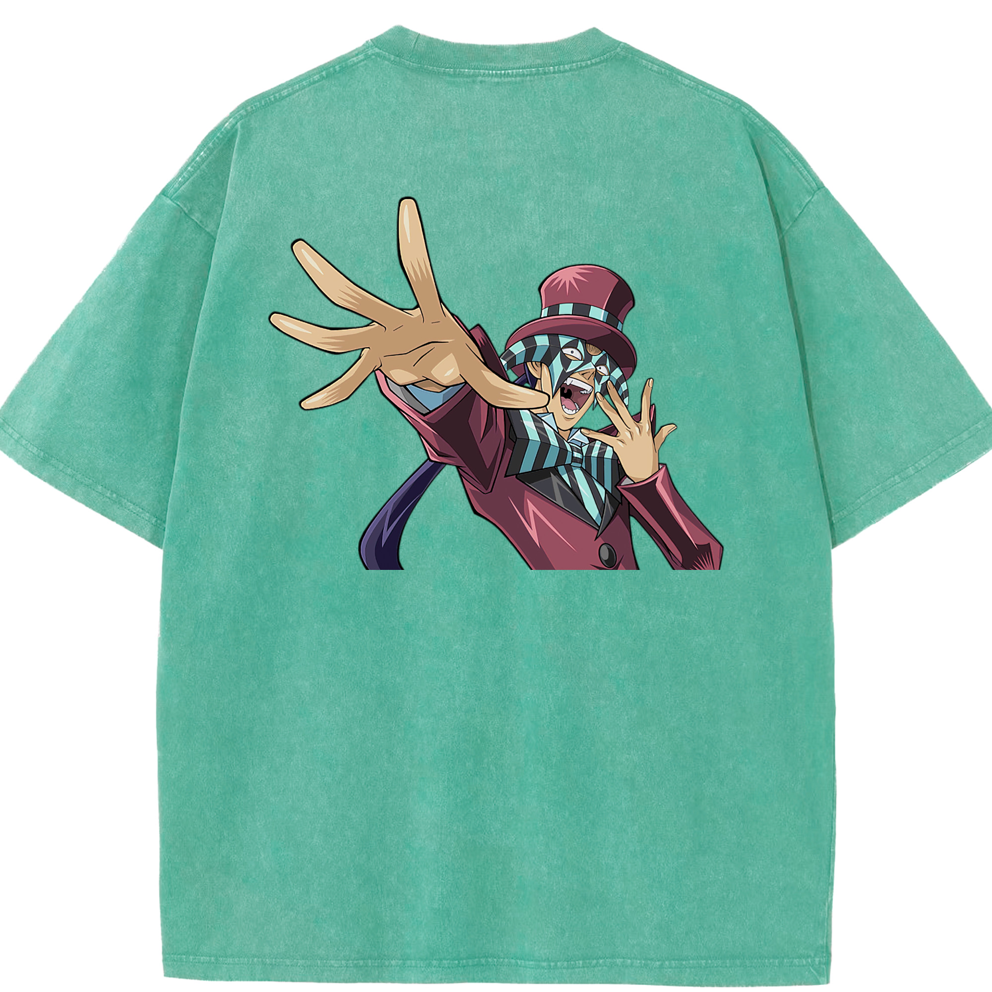 （画像用） 遊☆戯☆王 Yu-Gi-Oh! 綿100% ヴィンテージ風 半袖Tシャツ（背面プリント）